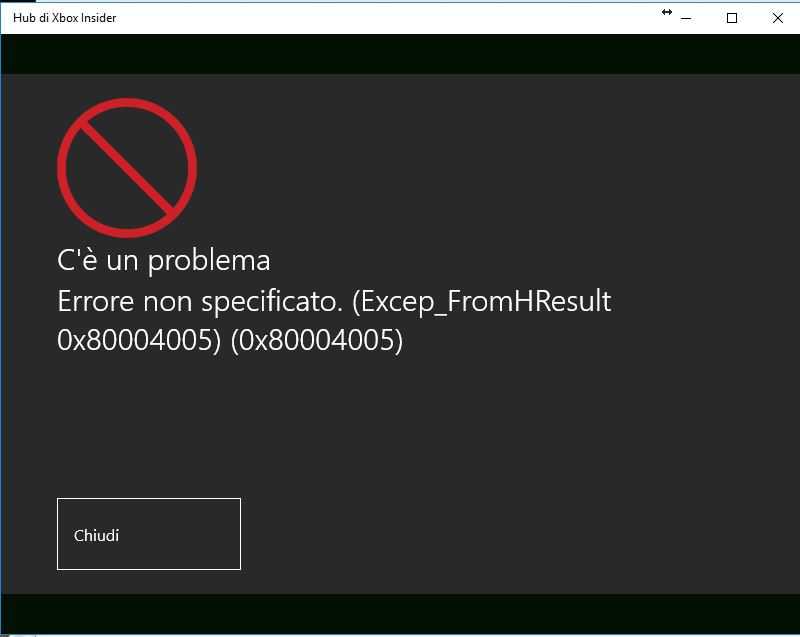 Xbox Insider not working. [​IMG]