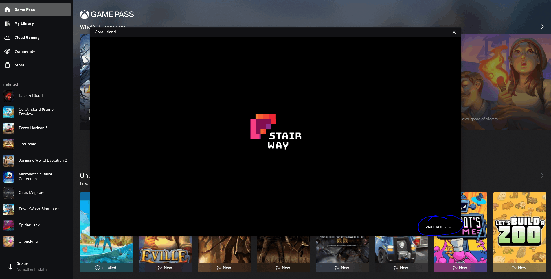 Xbox Game Pass Games stuck on Sign In Screen [​IMG]