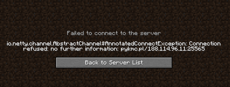 Im trying to play minecraft and there is error connection refused no further information [​IMG]