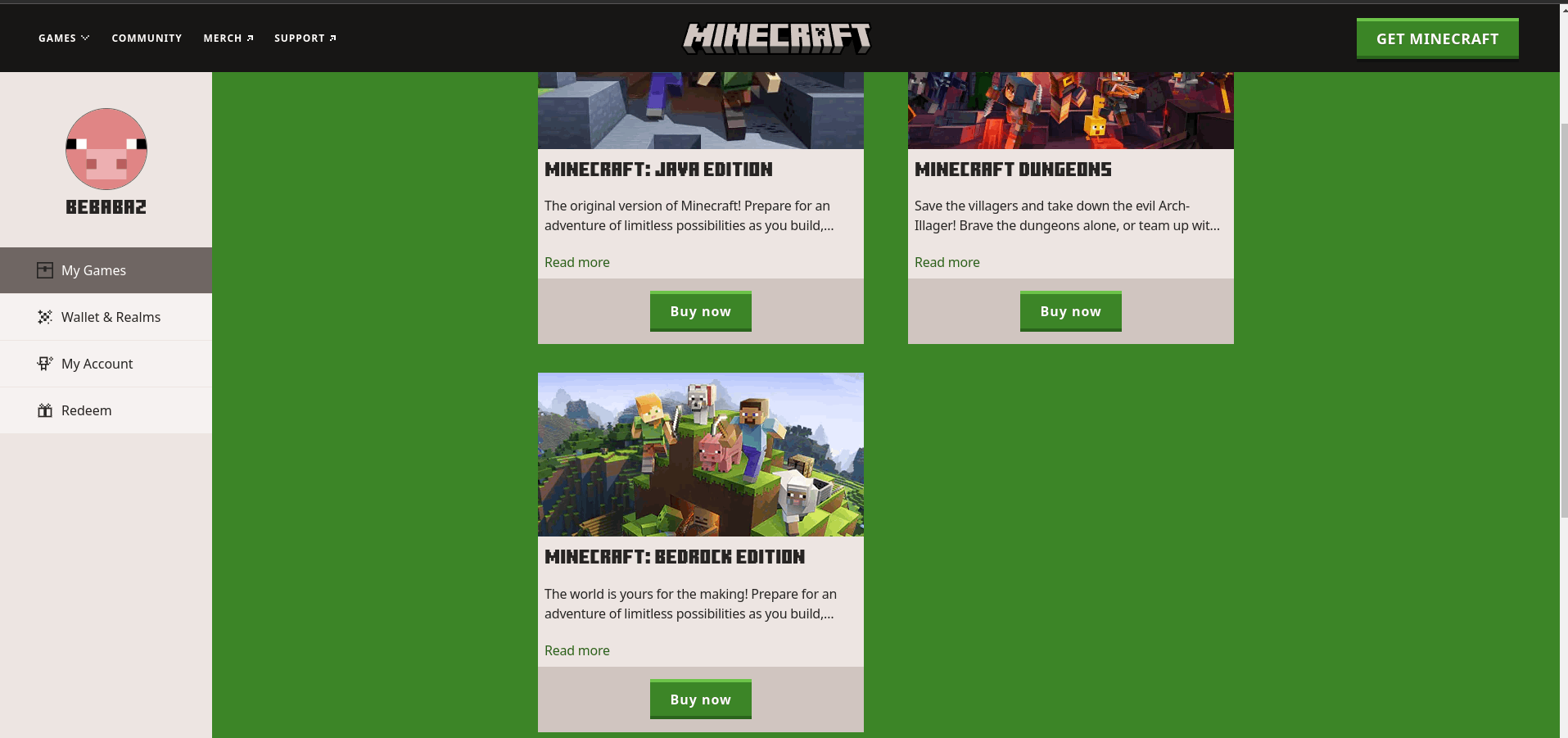 I cant log into my minecraft account , it seems like i dont even own the game anymore ? [​IMG]