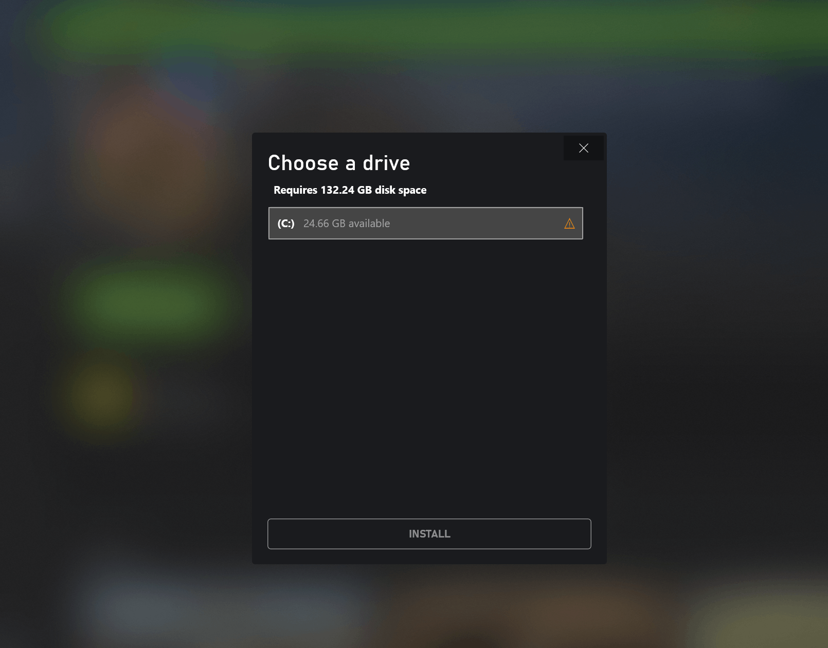 Xbox Game Pass - App is detecting that my second HDD exists but will not let me install to it [​IMG]