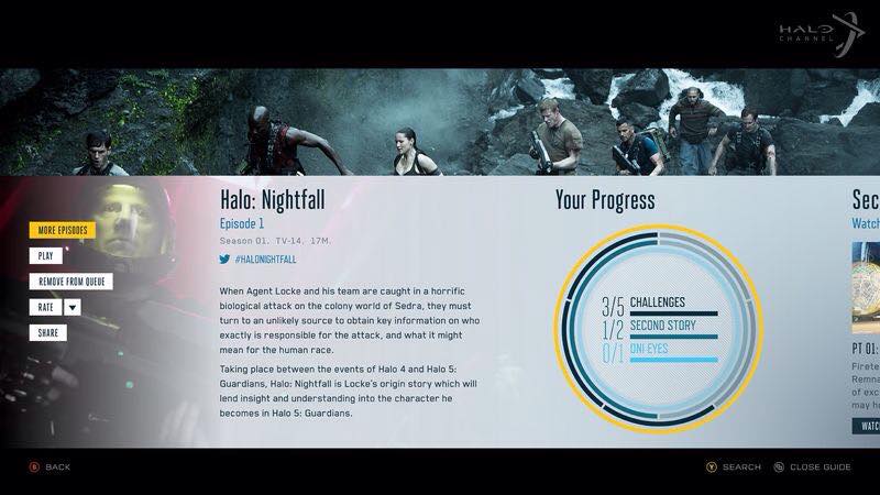 I've purchased and watched Halo: Nightfall and still no amor reward within Halo 5: Guardians. [​IMG]