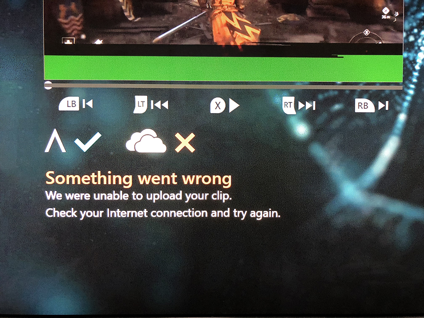 How do I upload a clip from Onedrive to Xbox Live? [​IMG]