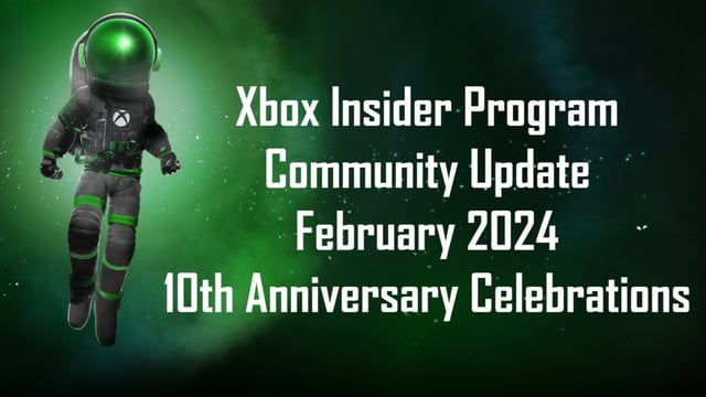 Community Update February 2024 - 10th Anniversary Celebrations [​IMG]