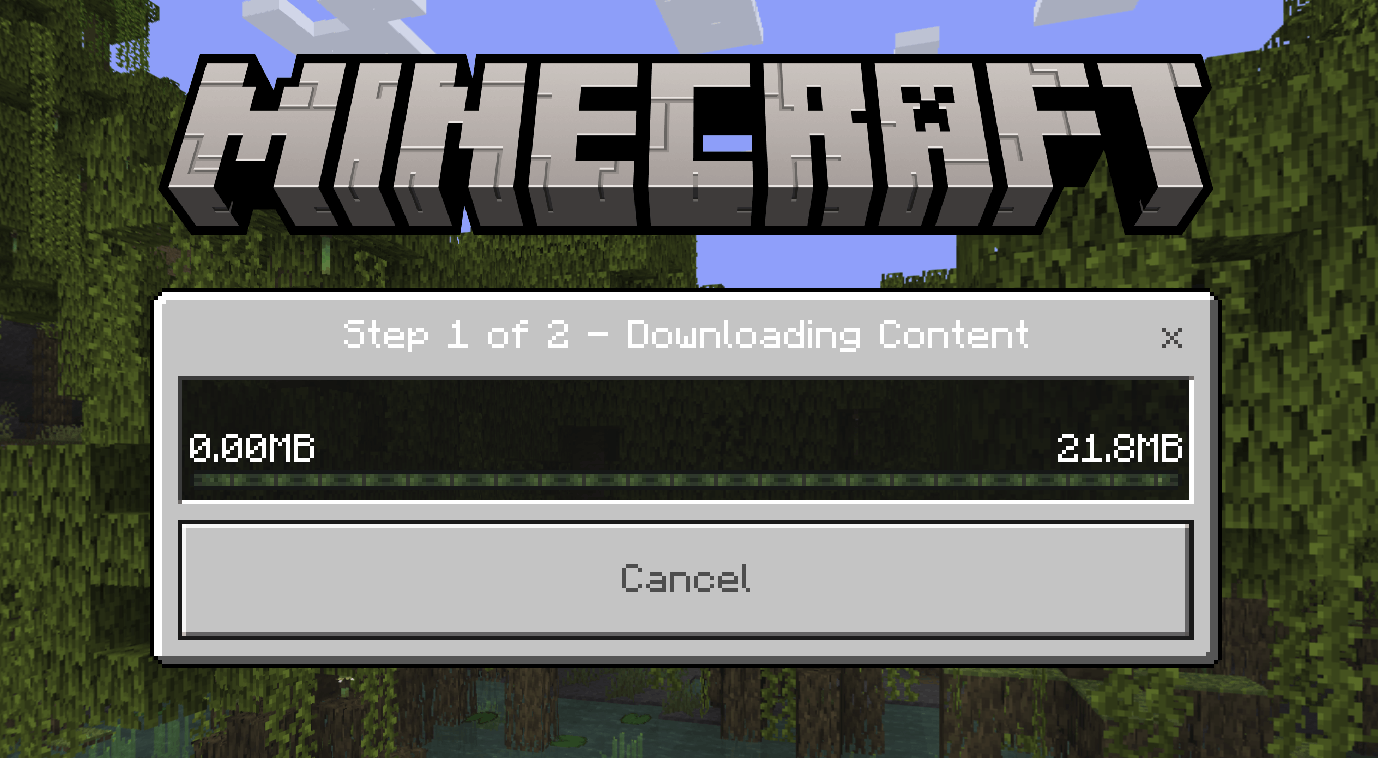 downloading ingame purchases in minecraft [​IMG]