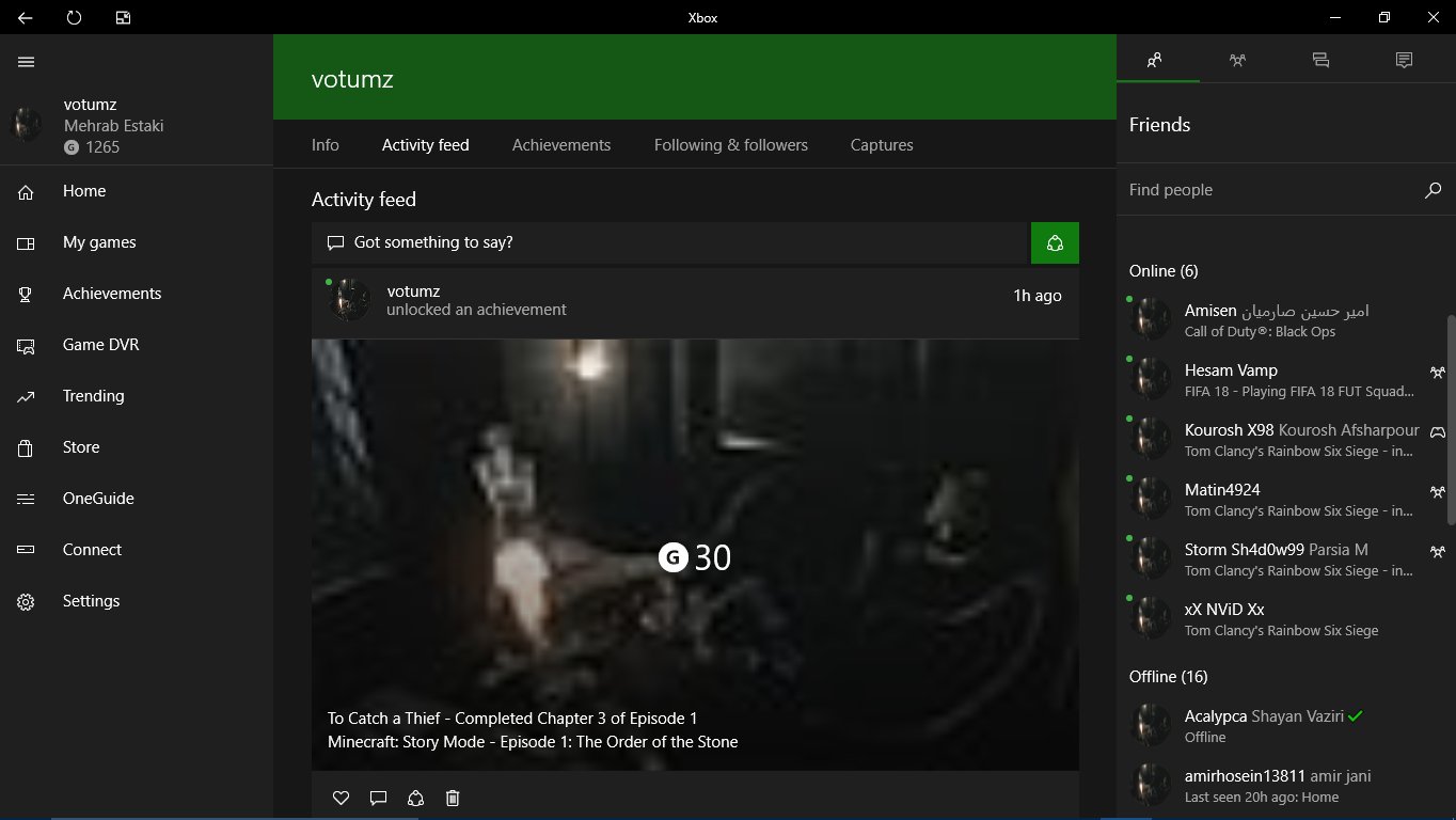 all of my xbox live contents like achievements friends avatar or game pictures are the same ... [​IMG]