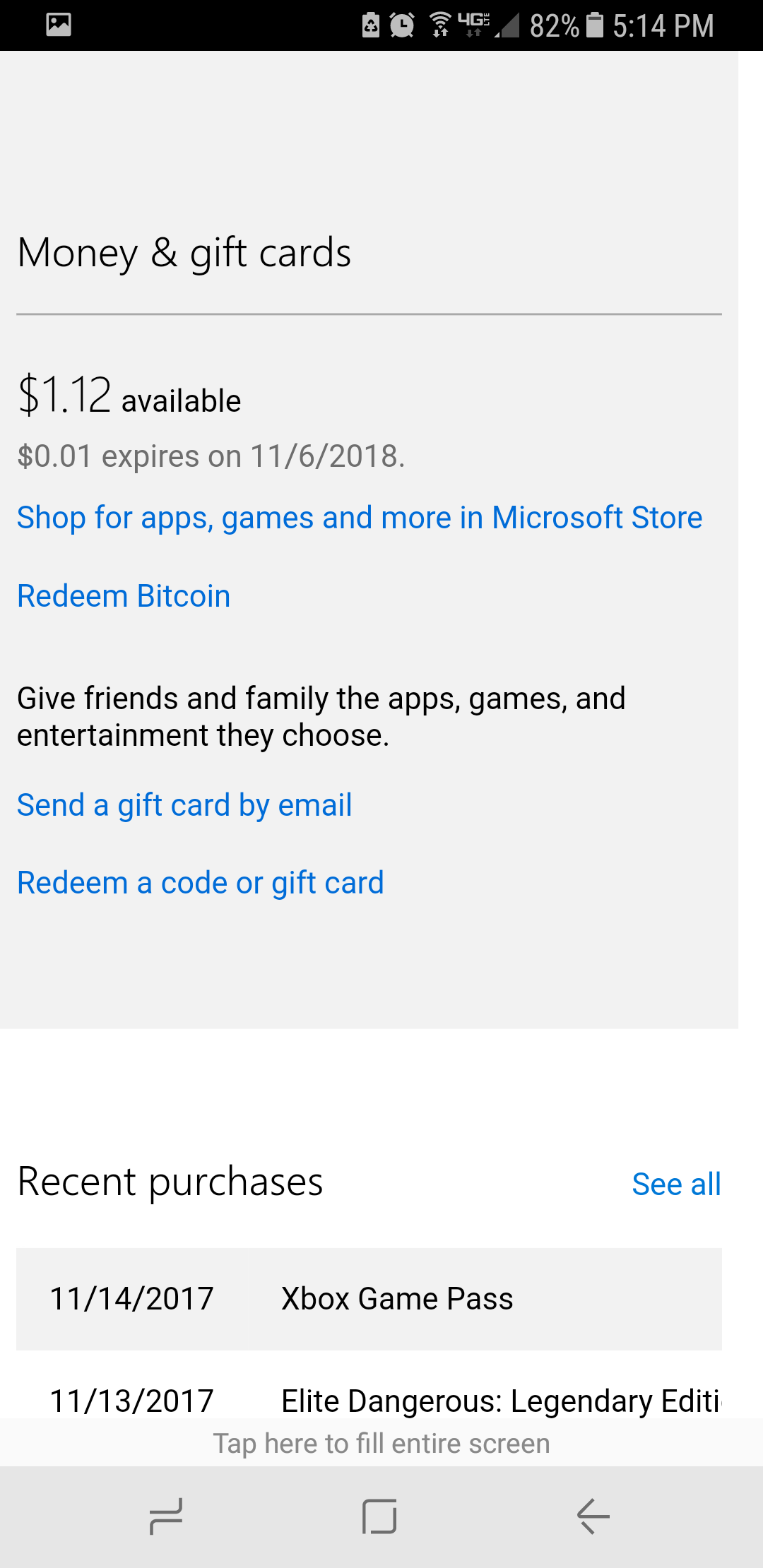  Gift Card redeemed and didn't receive money [​IMG]