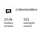 We just hit 25,000 subscribers! Thank you, Xbox Insiders, for building such an AWESOME... [​IMG]