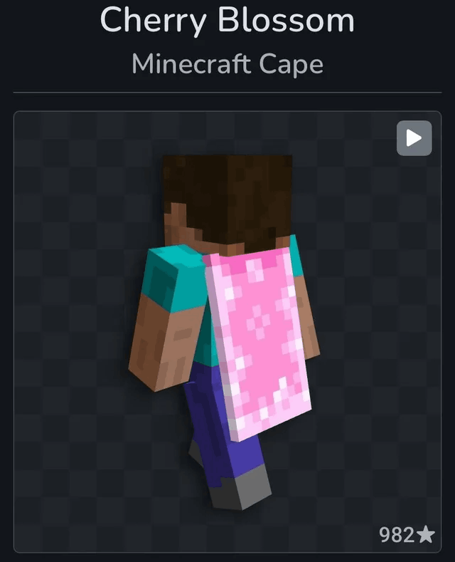 I voted during the minecraft mob vote but I didnt get the cherry blossom cape [​IMG]