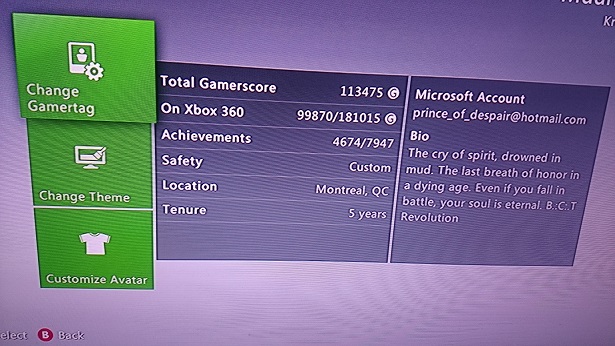 ​Lost about 4500 Gamerscore overnight. [​IMG]