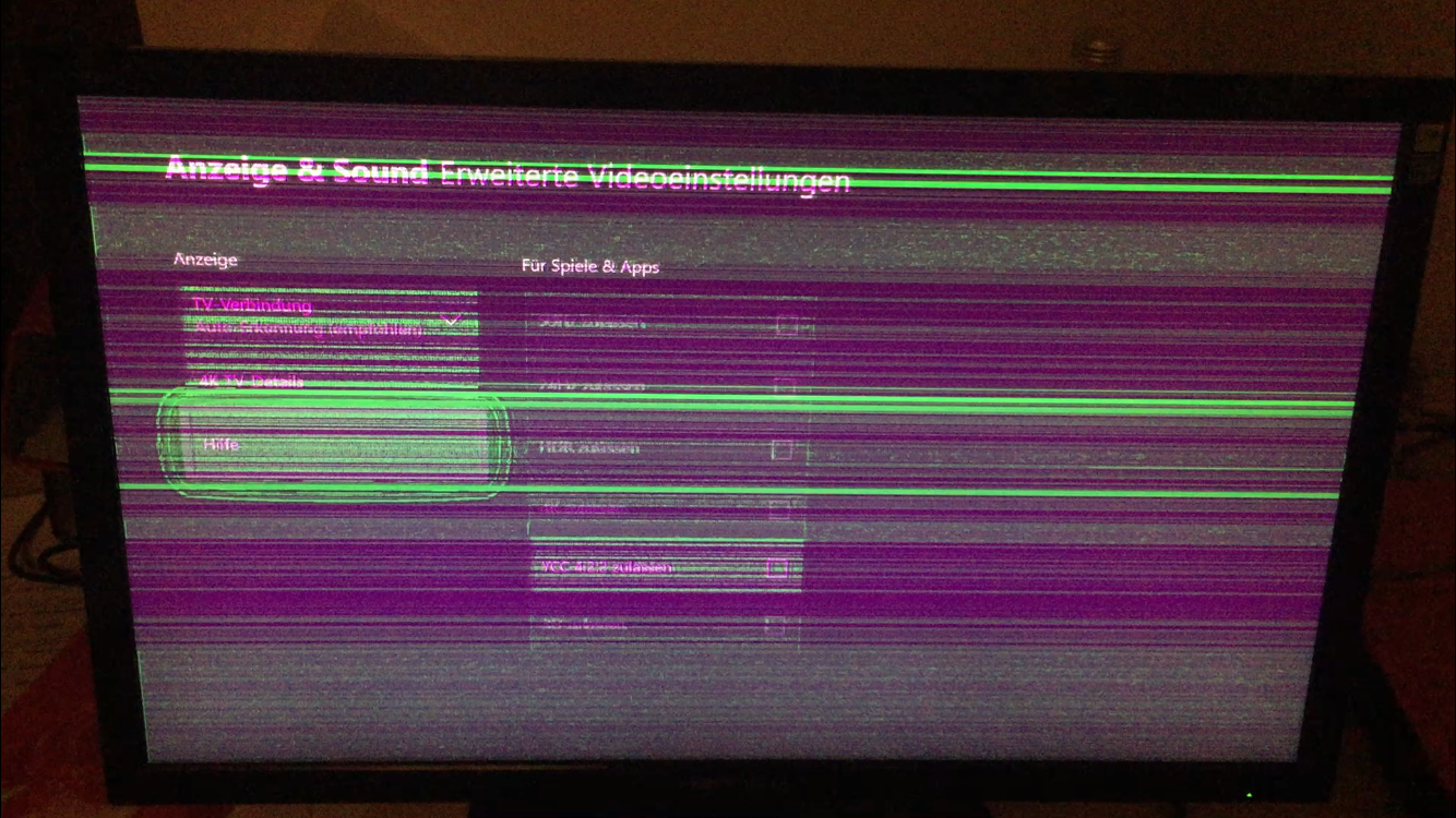 Xbox one anzeigeproblem [​IMG]