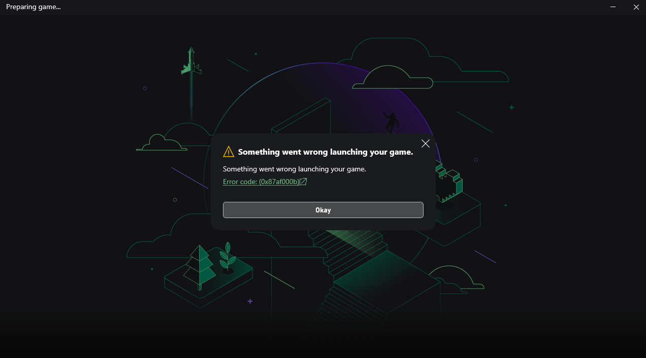 I can't start minecraft launcher or the xbox app [​IMG]