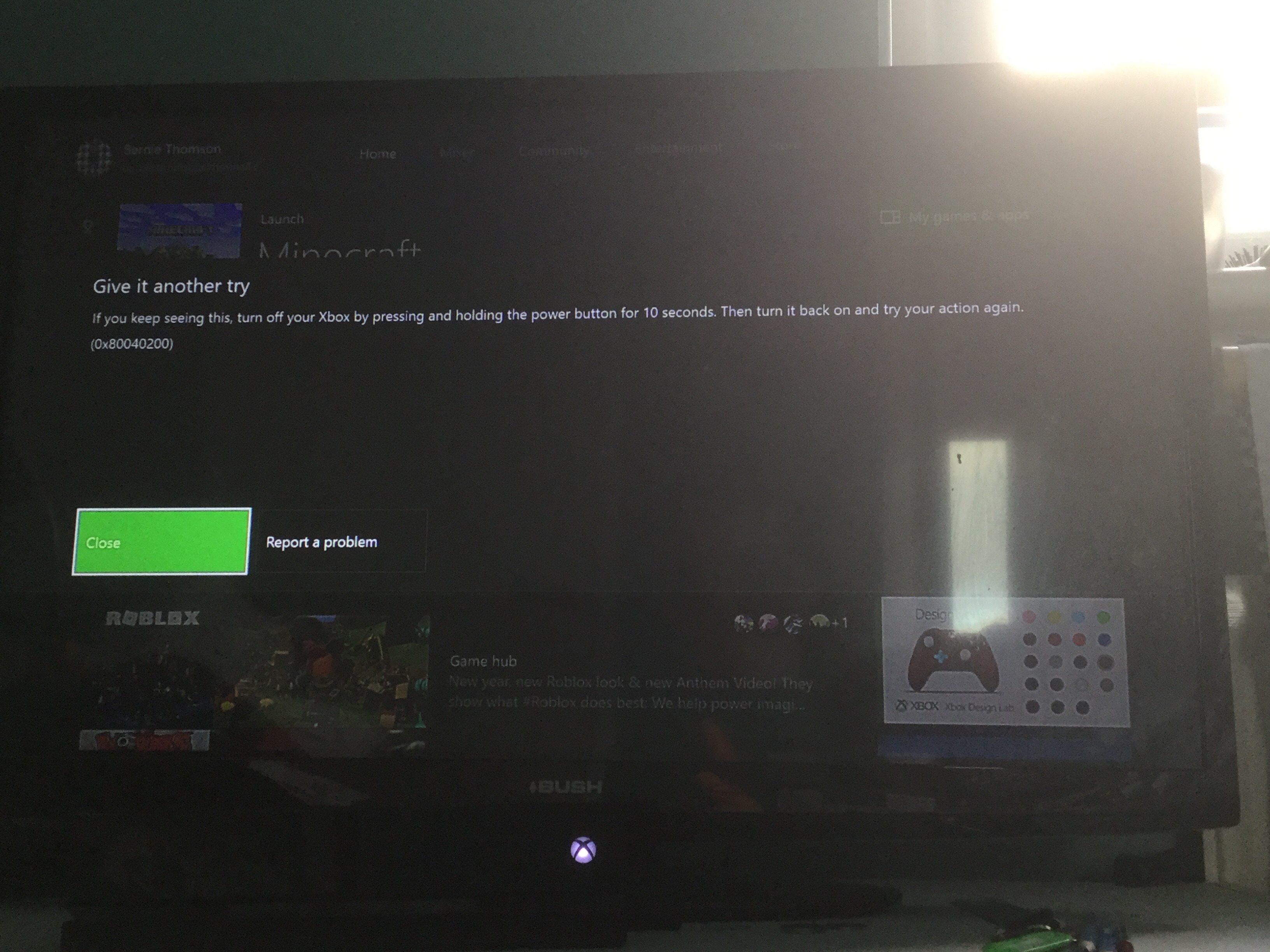 Minecraft xb1 issue [​IMG]