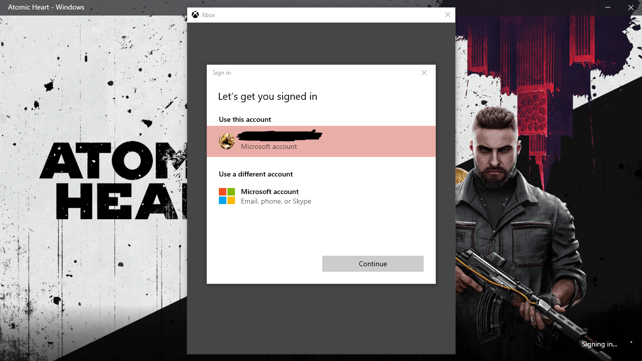 I cannot complete in-Game sign in to play Gamepass games. [​IMG]