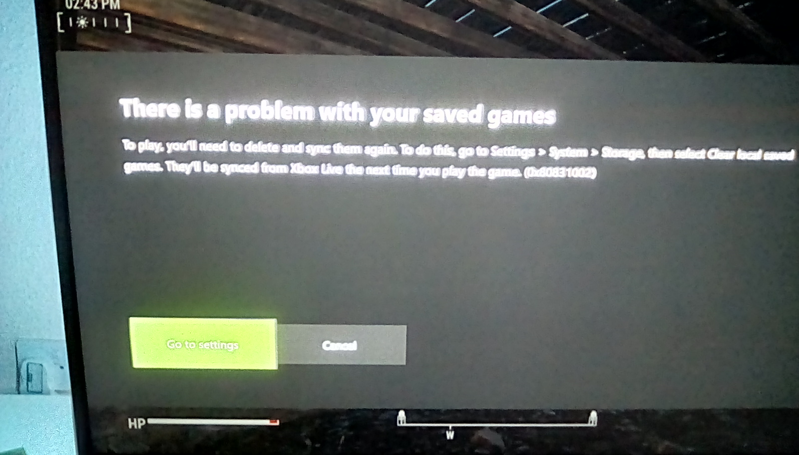 Xbox One X "Something went wrong" [​IMG]