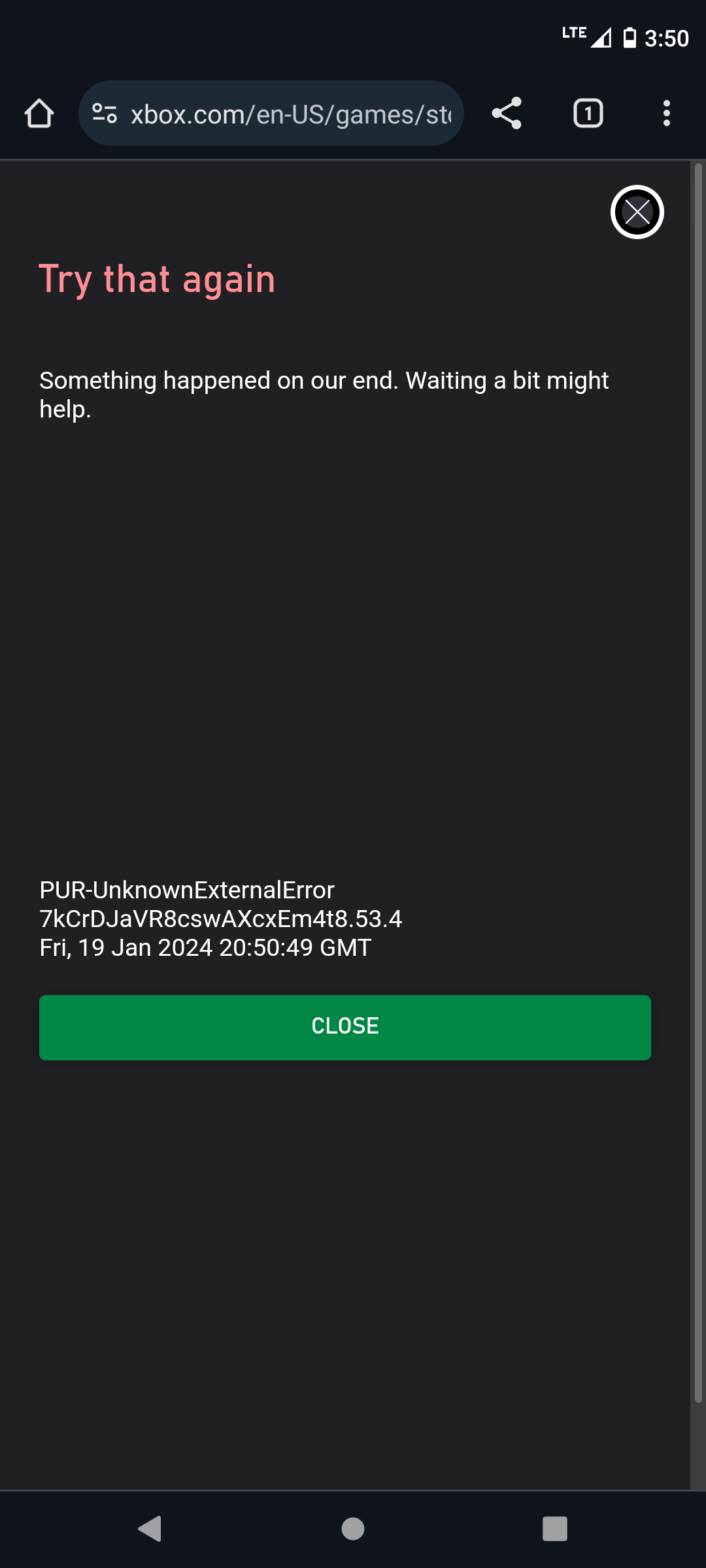 Problem buying content. What does this error code mean? [​IMG]
