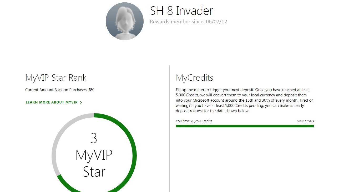 Claiming Xbox Live Rewards "MyCredits" [​IMG]