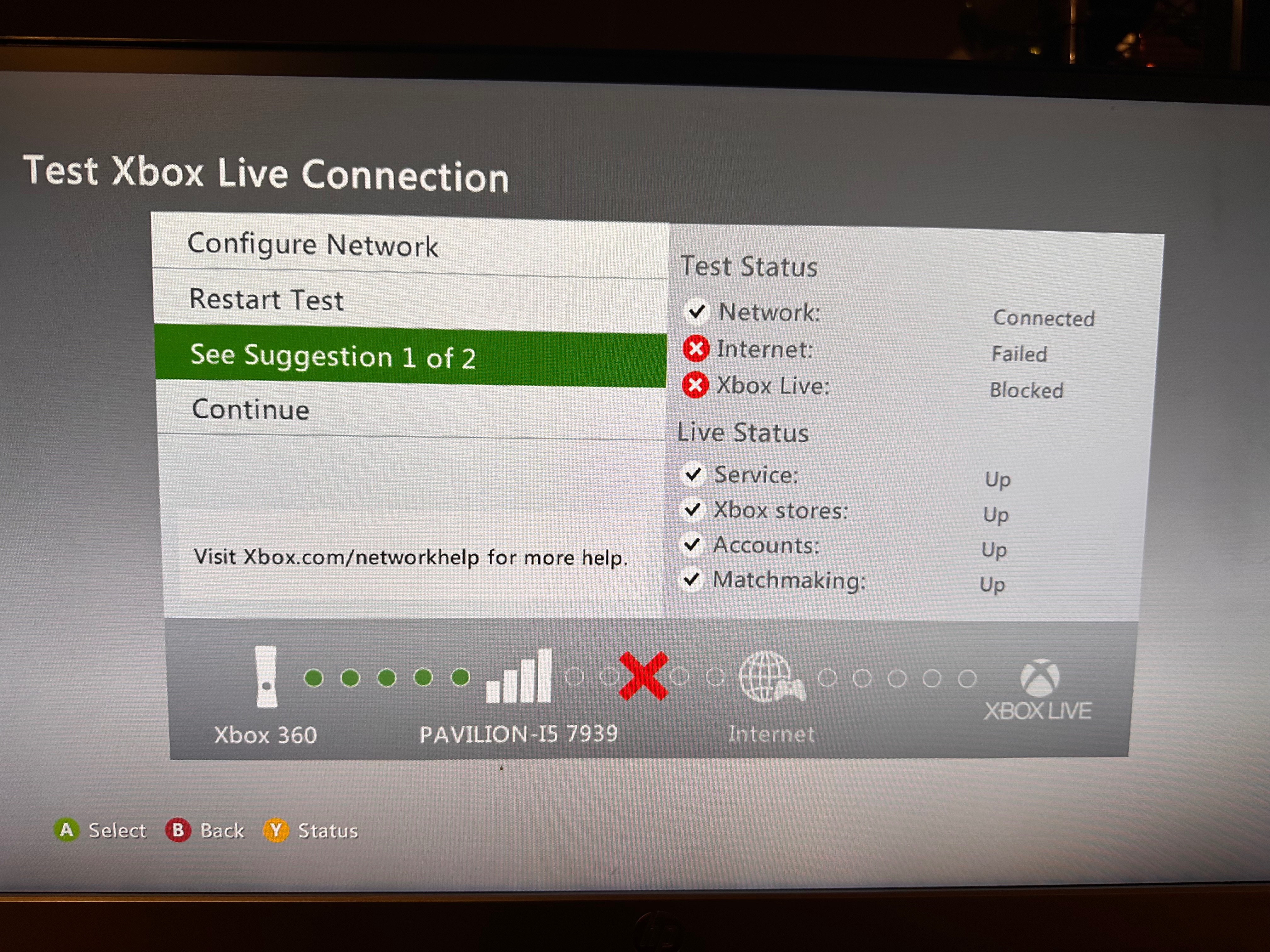 xbox 360 suddenly blocked from xbox live [​IMG]