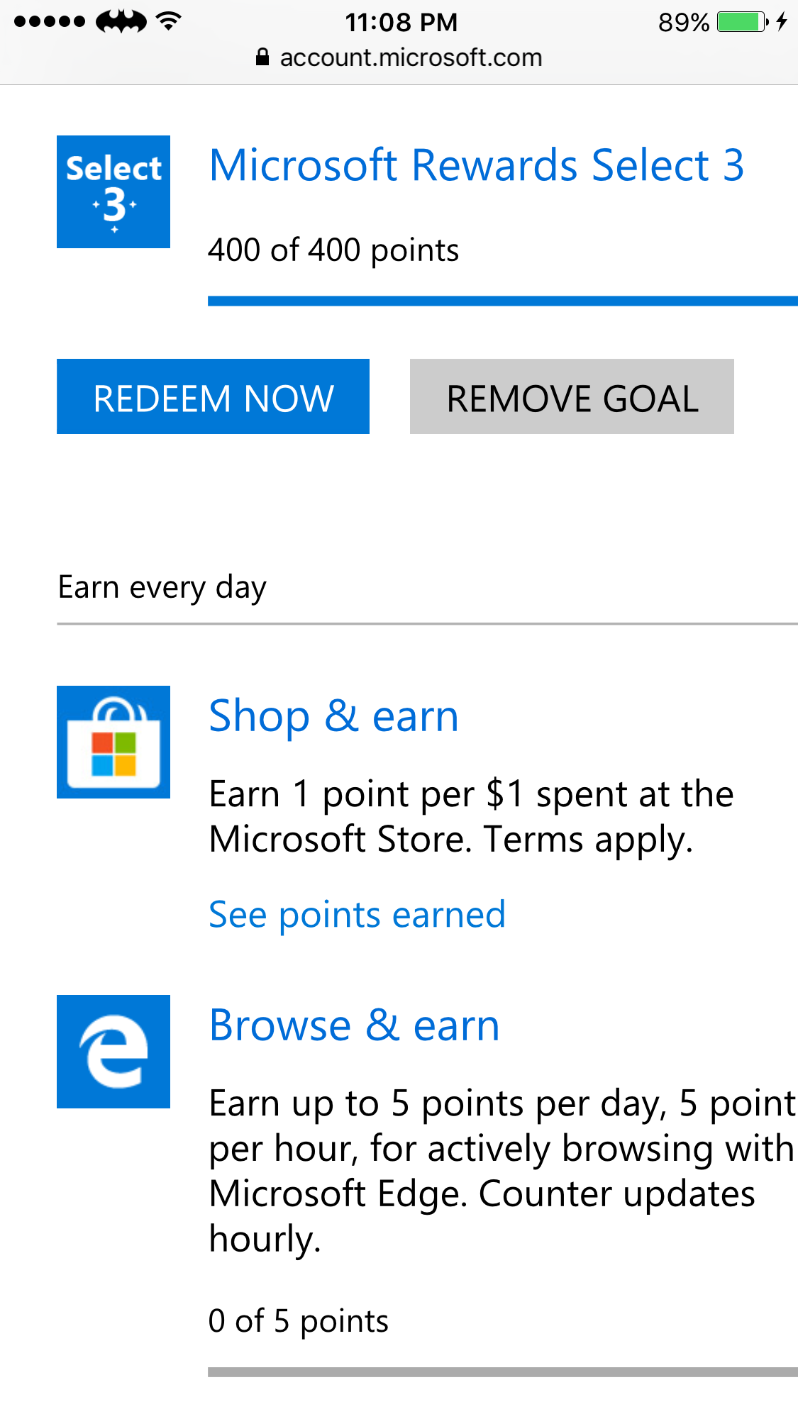 xbox rewards not working [​IMG]