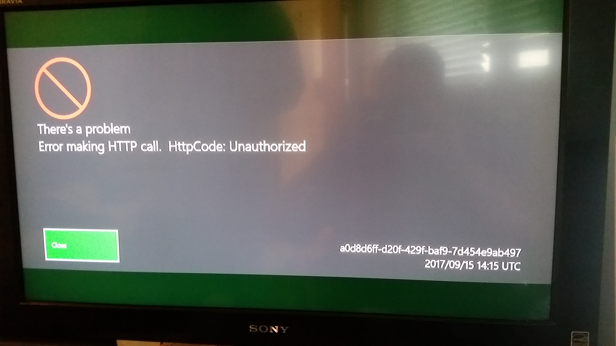 Xbox inisder Hub There's A problem Error Making HTTP call. HttpCode Unauthorized [​IMG]