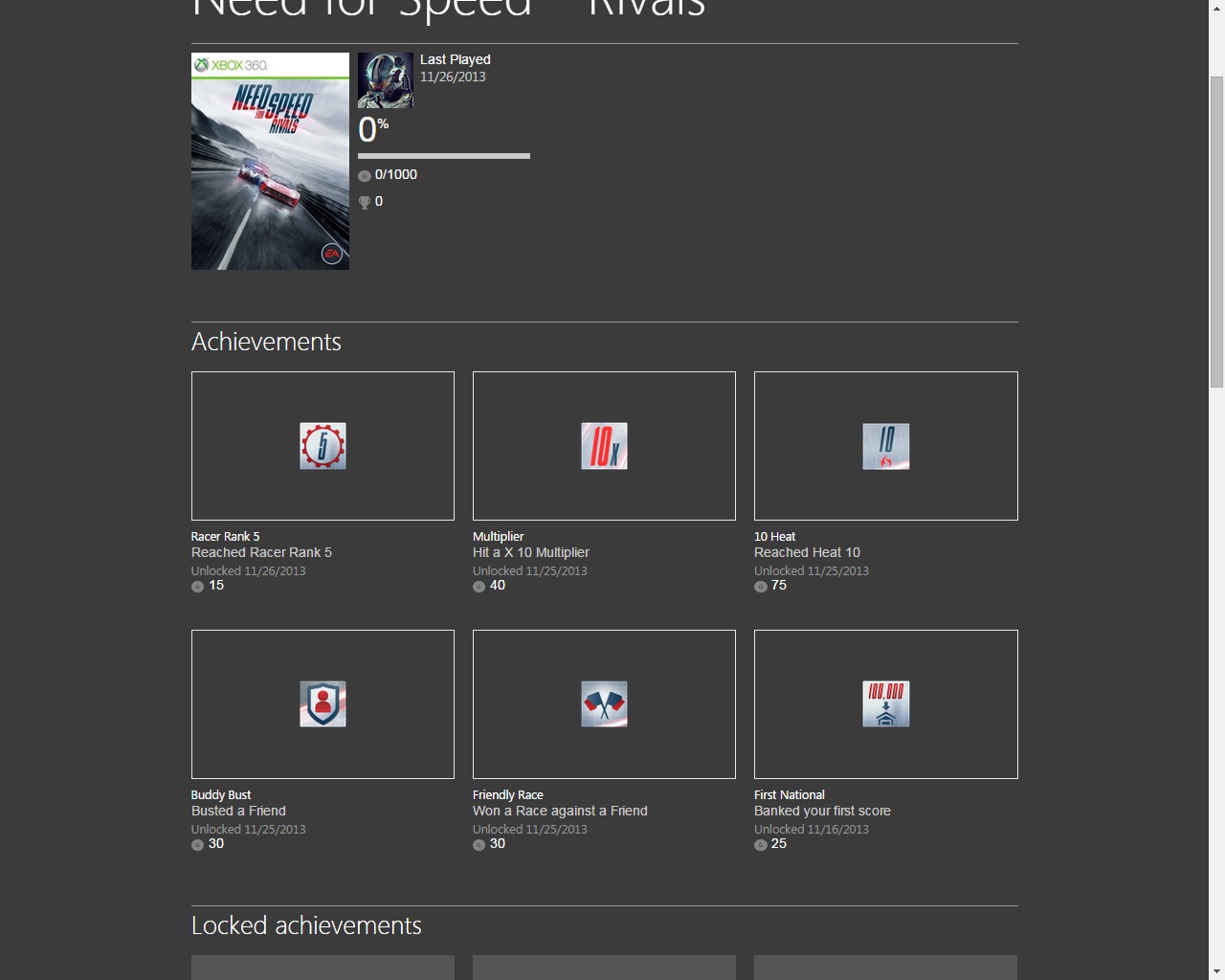 Gamer Score Issue [​IMG]