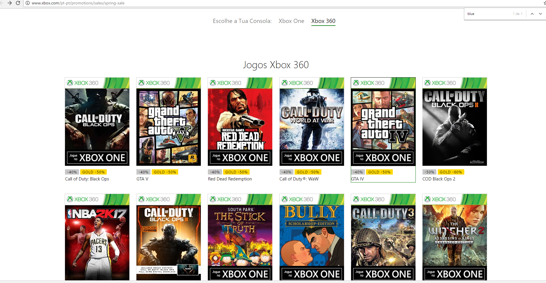 Incorrect prices for the Xbox 360 Spring Sale promotion. [Portugal] [​IMG]