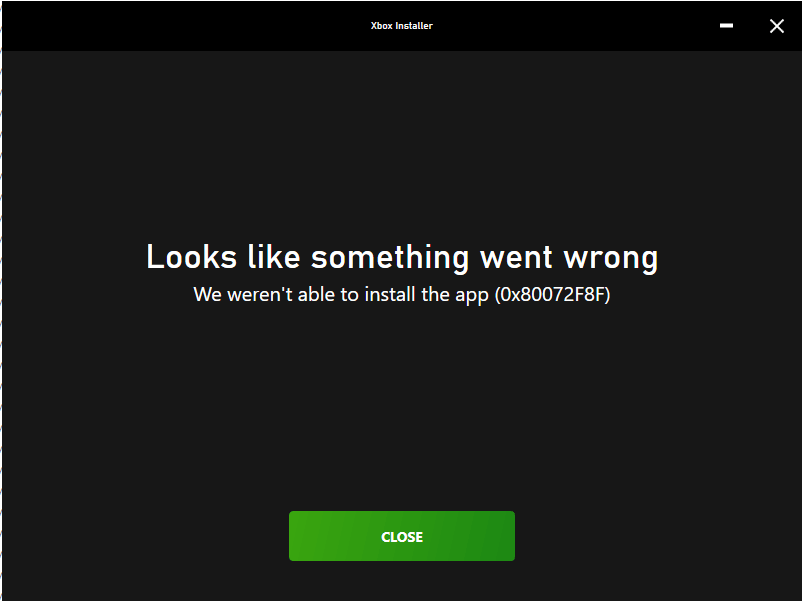 Can't install Xbox game pass beta app on PC [​IMG]