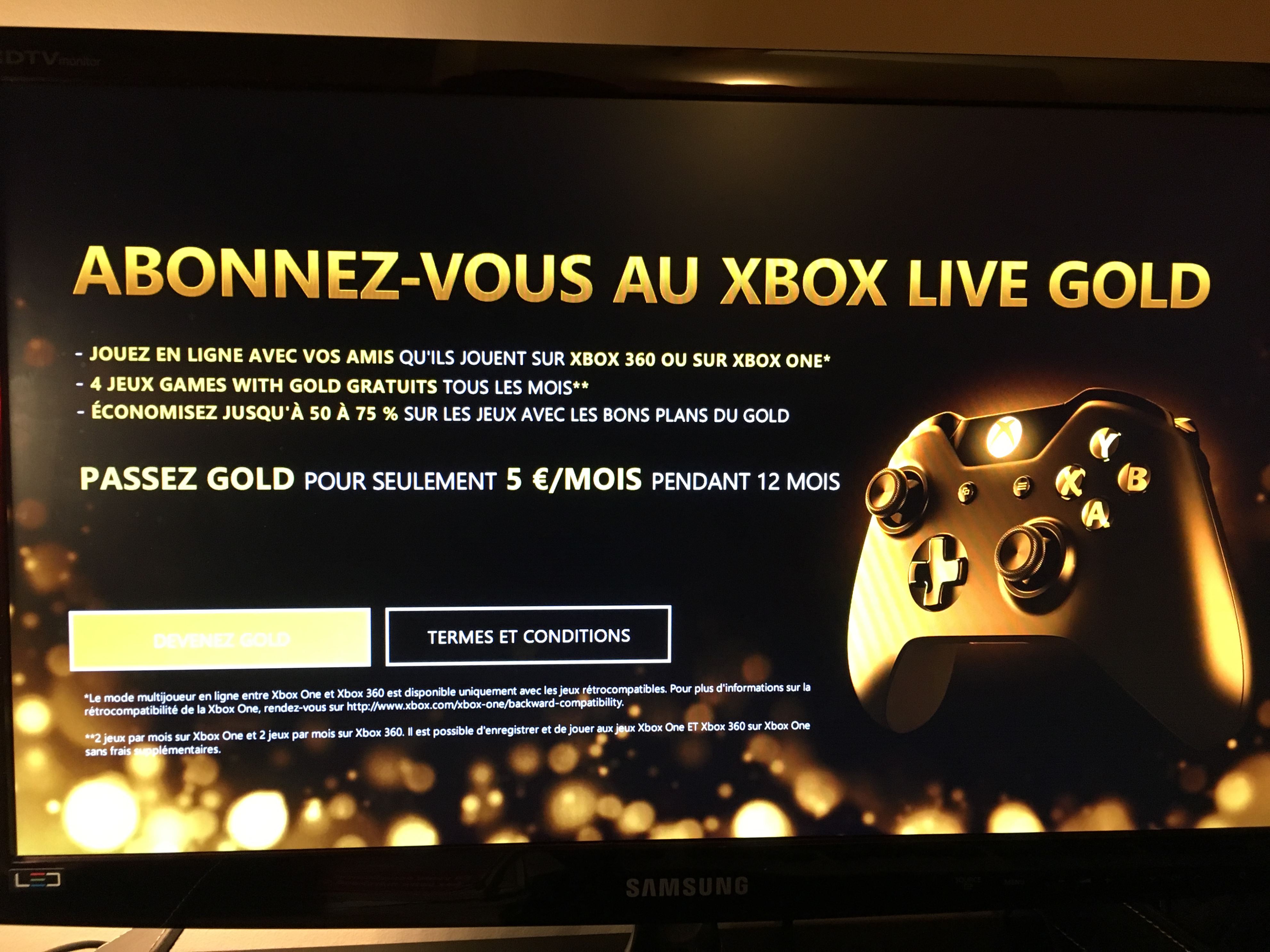 Awesome Xbox Live Prmotion :( -> Prmotion xbox live génial :( [​IMG]