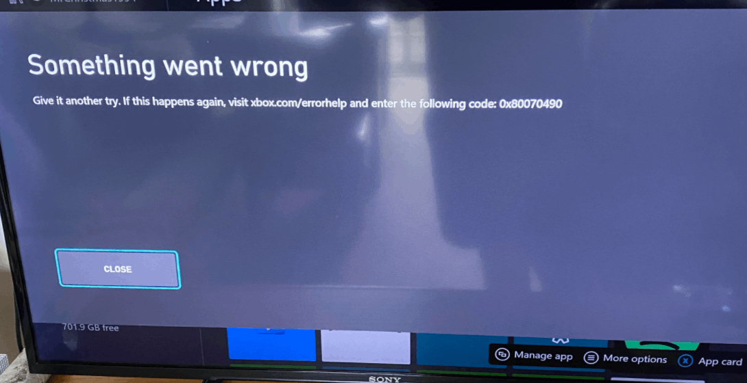 Error accessing Amazon Prime Video via XboxOne due to update [​IMG]
