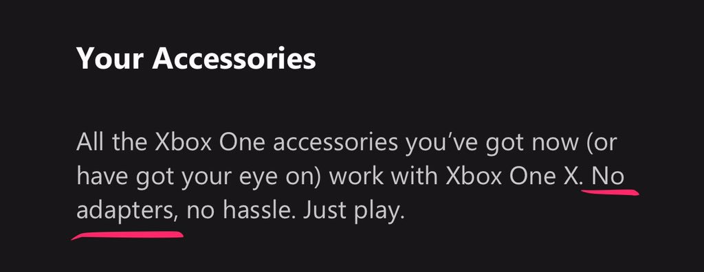 Xbox one x Kinect have to buy an adapter for it to work. So not right or far [​IMG]