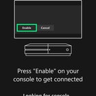 Console streaming cannot locate xbox. Anyone have this issue? The enable button never pops up. [​IMG]