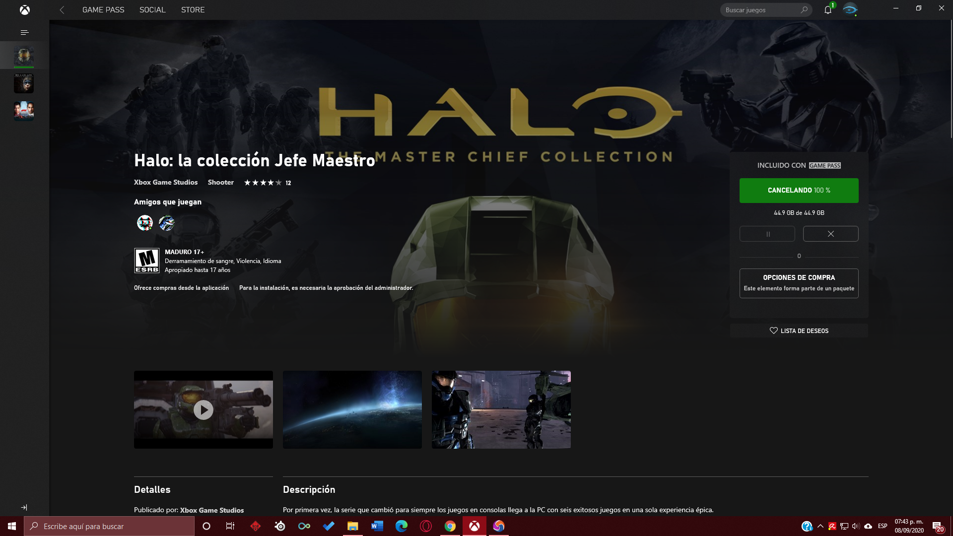 I can't Uninstall Halo: TMCC at Xbox Beta [​IMG]