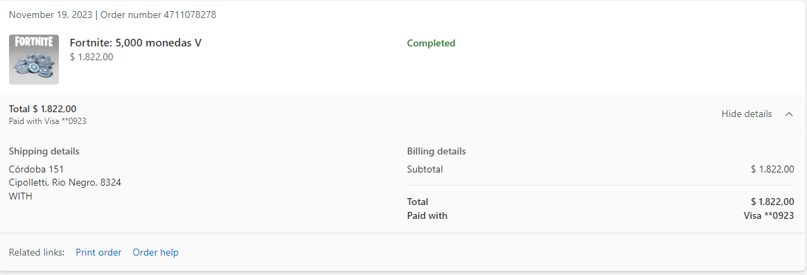 Fortnite - Didn't recieve a refund yet on in game currency, also got items i didnt ask refunded [​IMG]