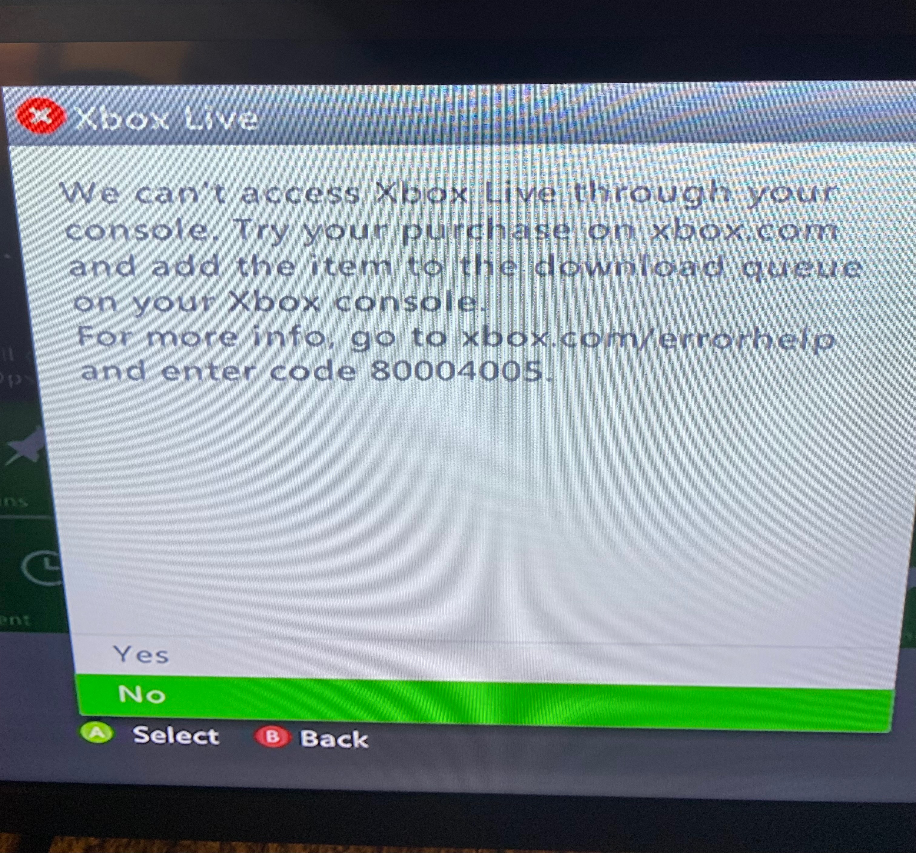 Xbox 360 Account Download Problem [​IMG]