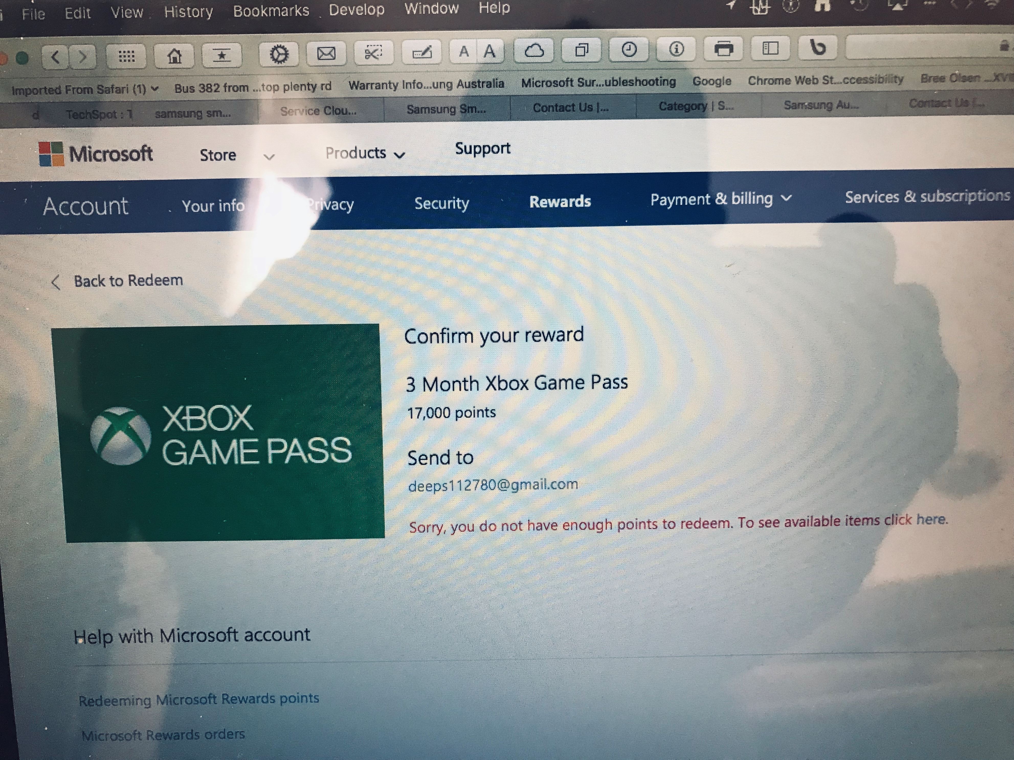 Bought a 3 month game pass with rewards points [​IMG]