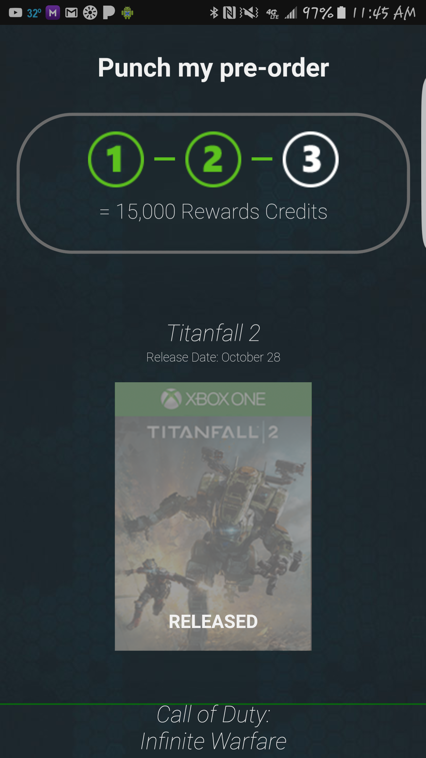 Problem with preorder and punchcard about it [​IMG]