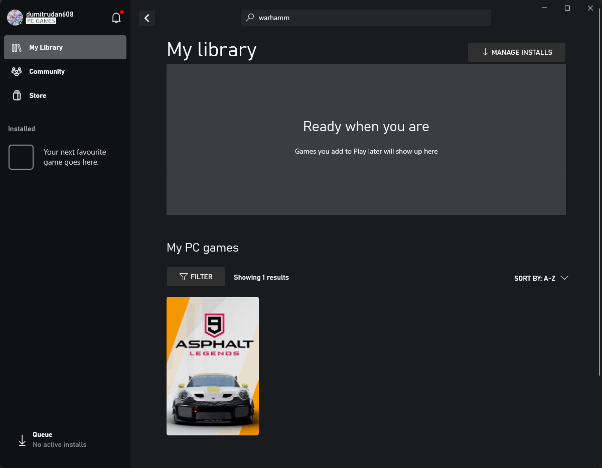Xbox PC app not showing installed games after Win 11 update [​IMG]