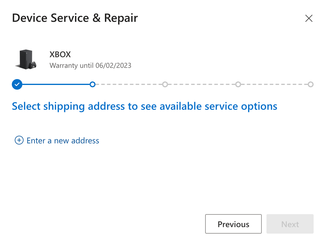 Impossible to start a repair order [​IMG]