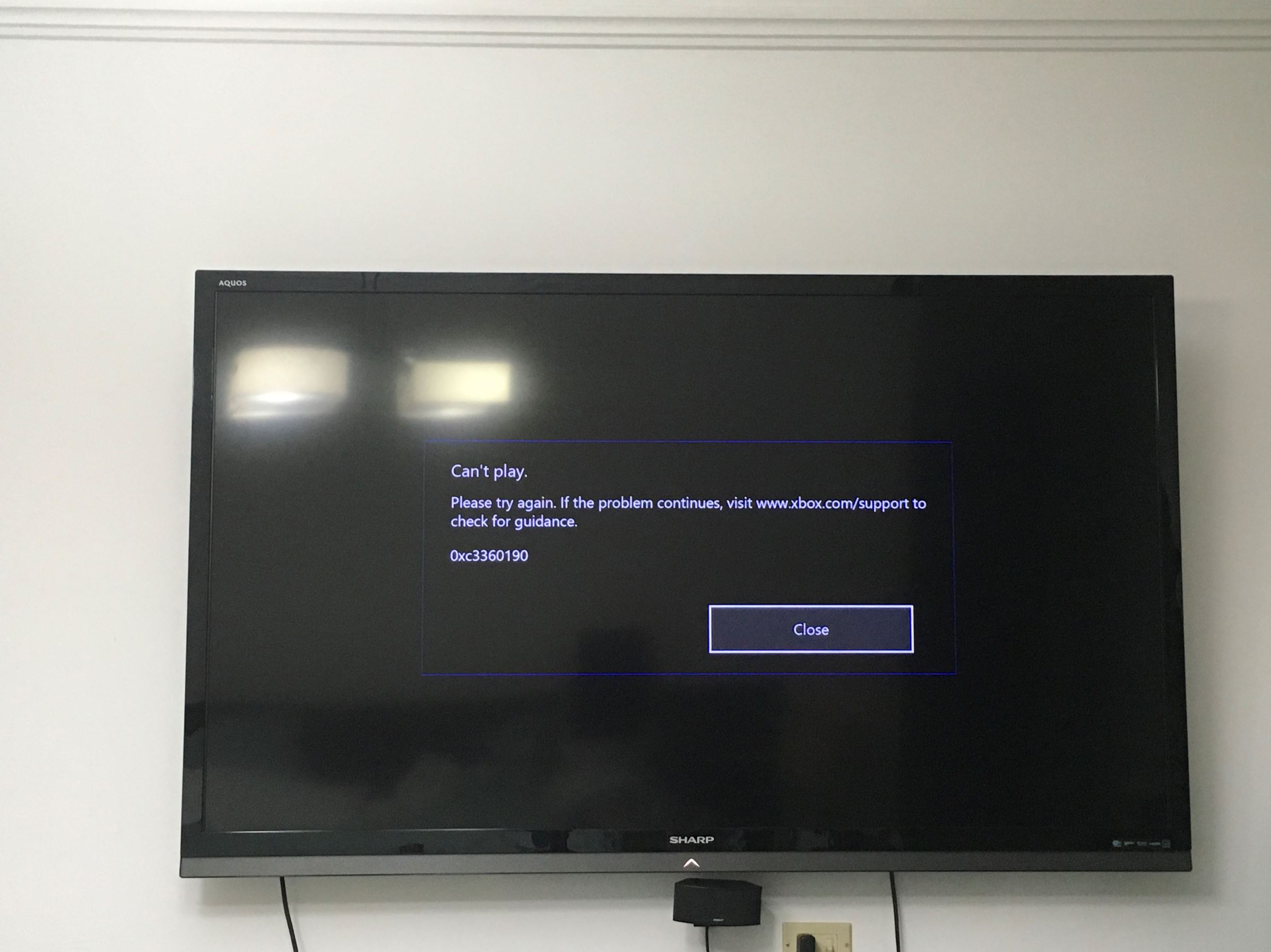 Cannot Stream from Microsoft Movies and TV [​IMG]