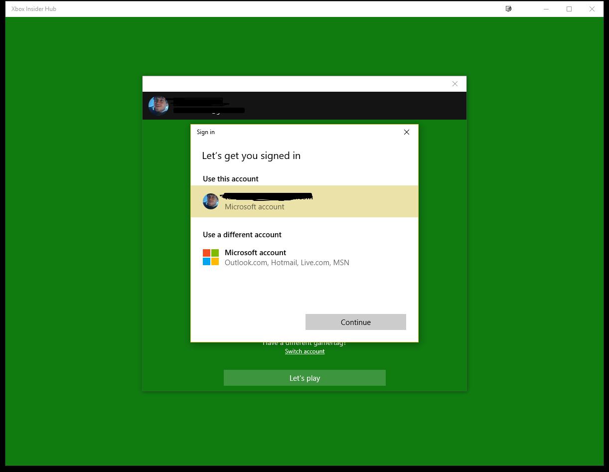 (WIN10) Failing to connect to just the Xbox Insider App, the normal Xbox app works fine [​IMG]