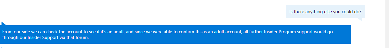 18+ Account not Allowed to Join Xbox Insider [​IMG]