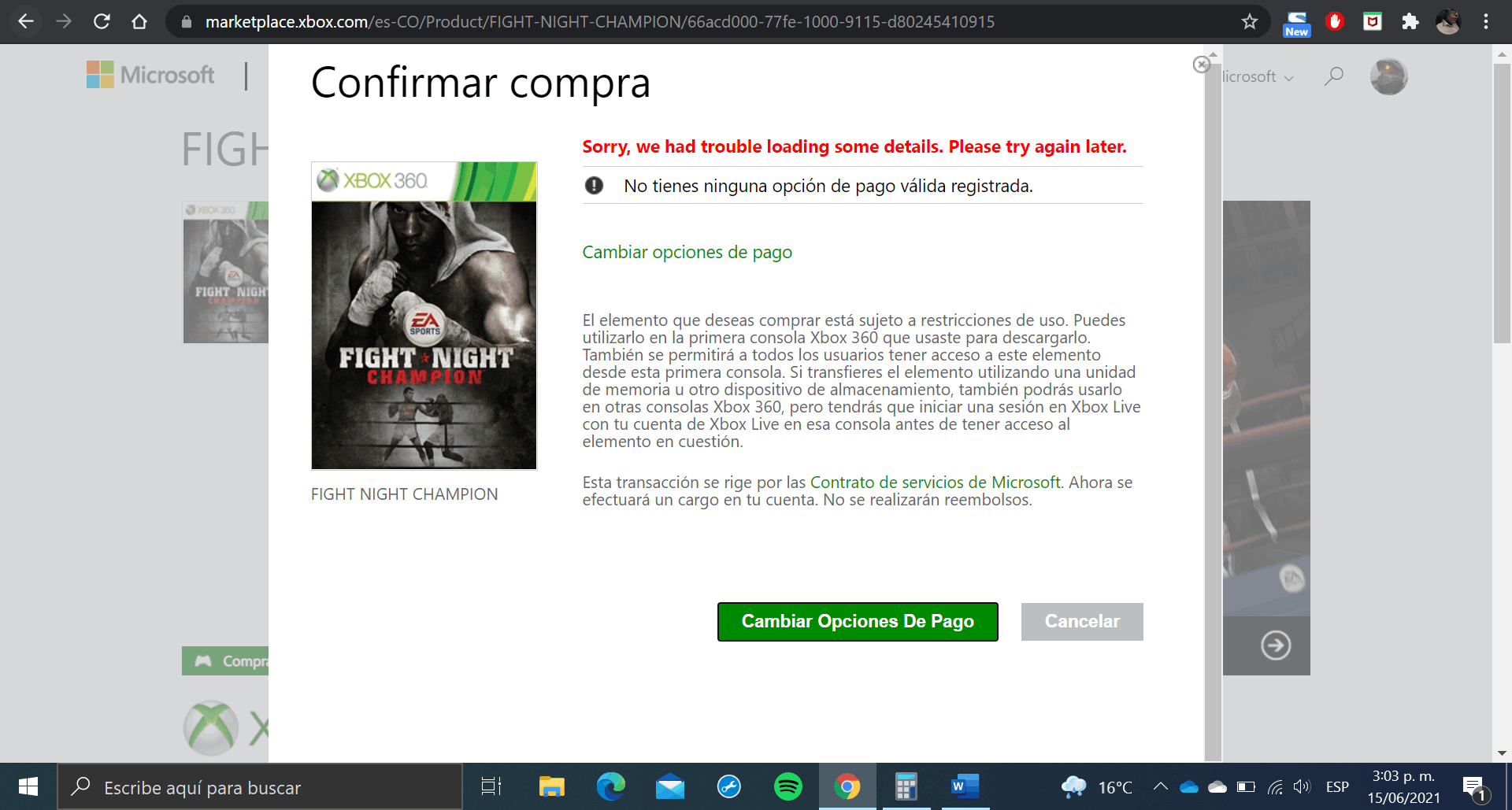 I cannot buy games from the website: https://marketplace.xbox.com/ [​IMG]