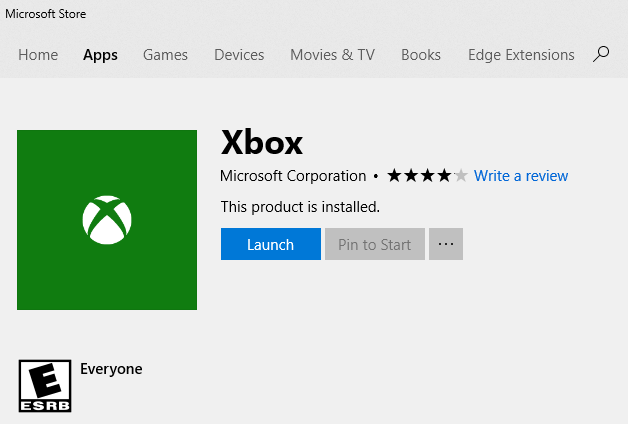 Deleted Pinned Xbox app on Windows 10, want it back [​IMG]