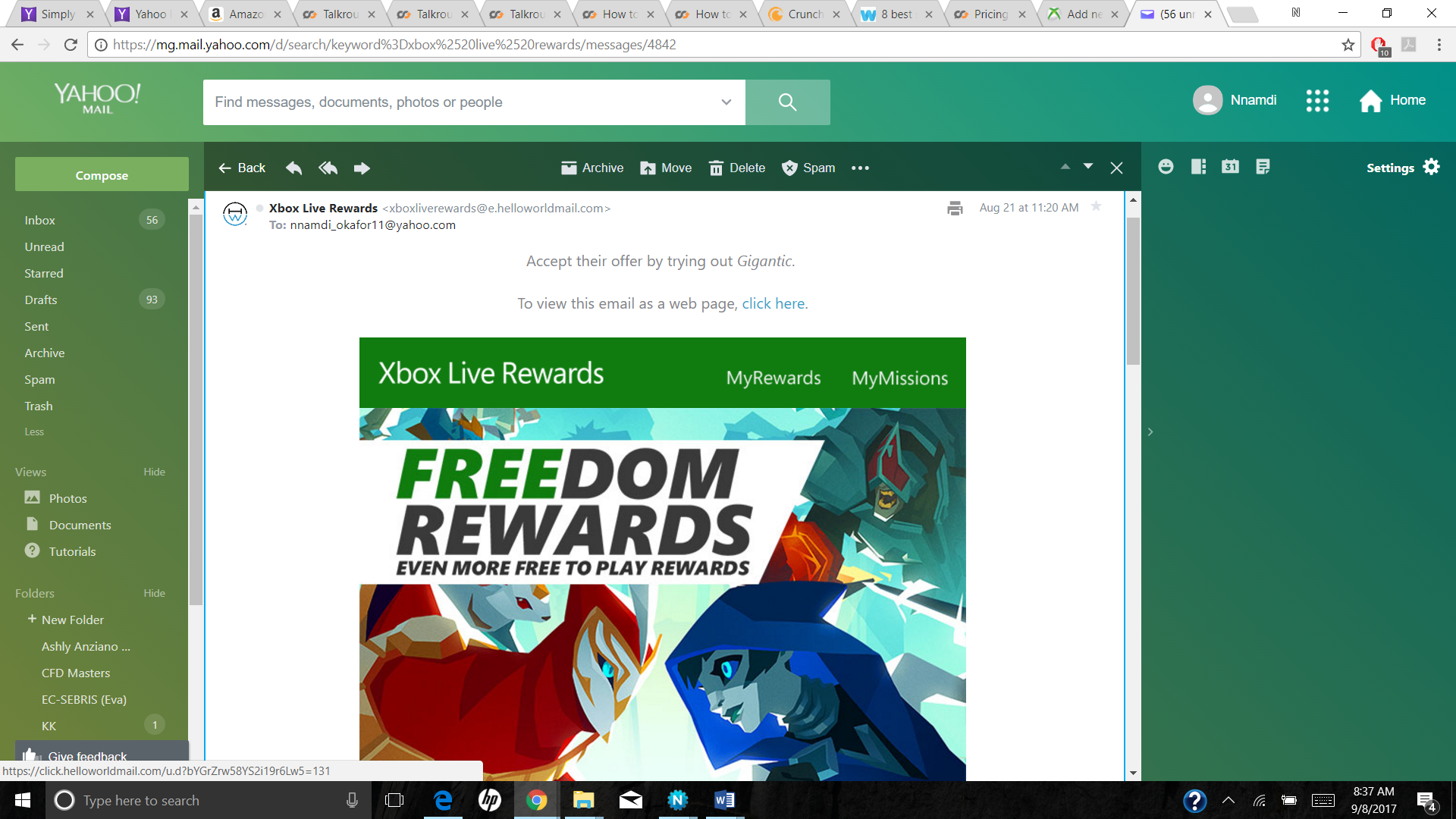 Freedom Rewards - GiGANTiC - Have not received Rewards after completion (3rd post and ... [​IMG]