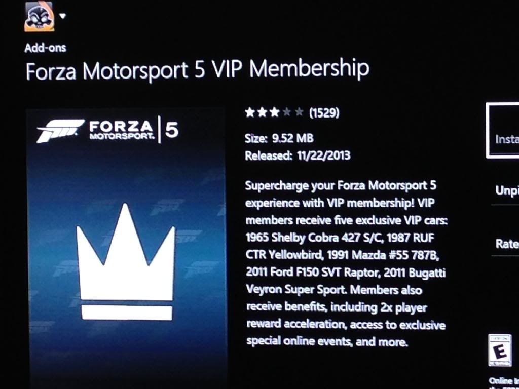 Furious with Xbox One Store and Turn 10 (Forza Motorsport 5) [​IMG]