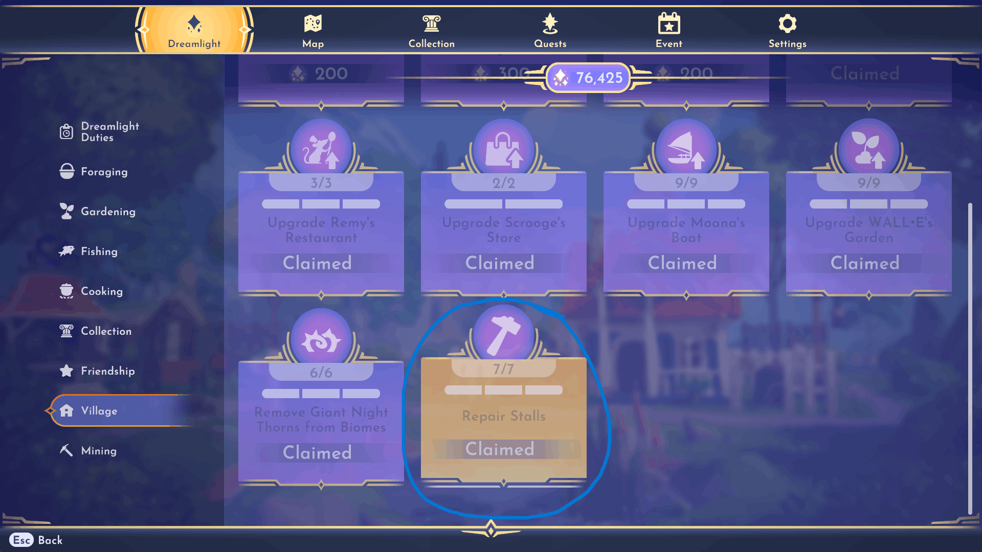 Disney Dreamlight Valley Achievements not unlocking [​IMG]