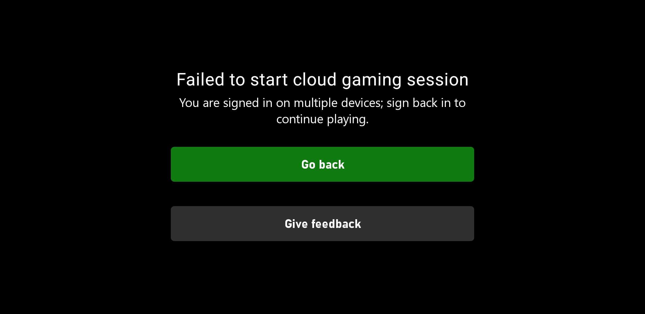 "Failed To Start Cloud Gaming Session" Fix? [​IMG]