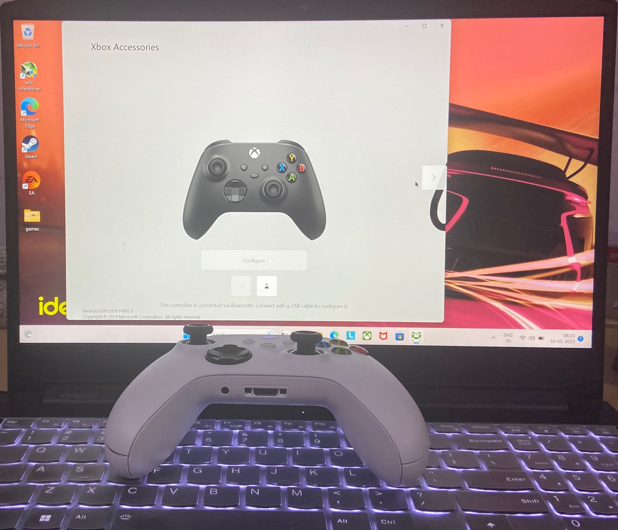 I cant configure my wireless xbox controller on xbox accessories app, How do I turn off... [​IMG]