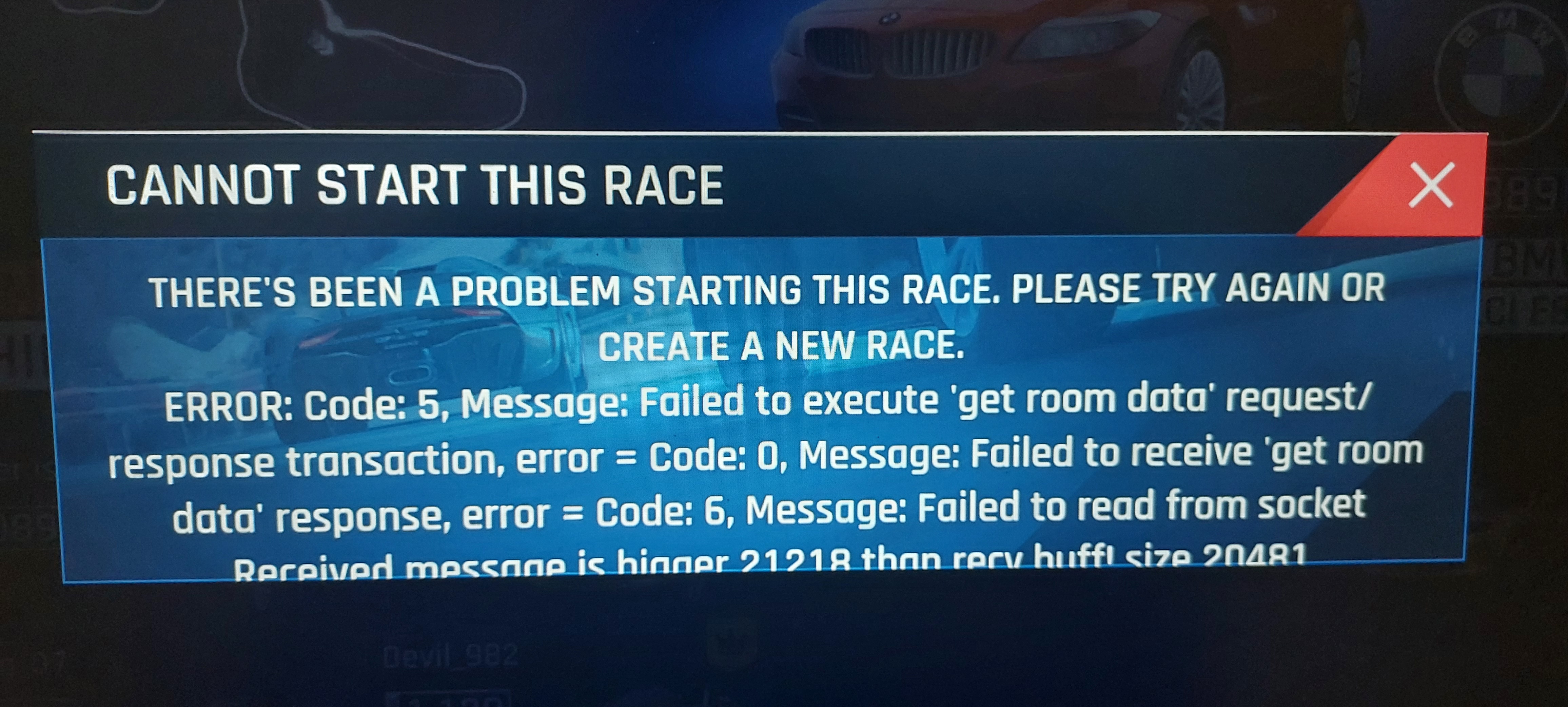 Iam unable to play with my friends in club race. The game starts only when there are 6... [​IMG]