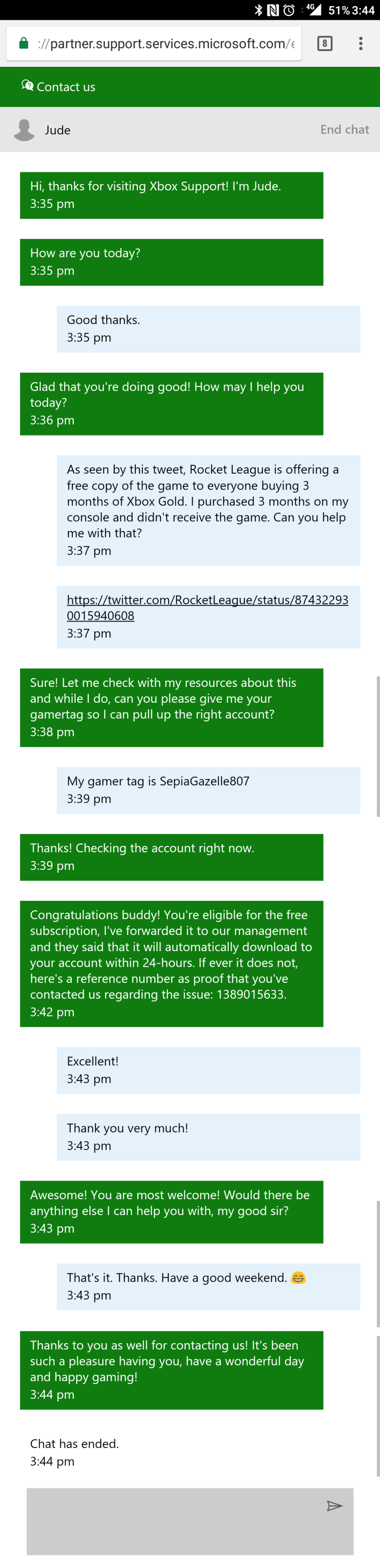 Purchased 3 months of XBox Gold TWICE and never received Rocket League. [​IMG]